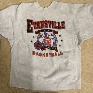 SOLD Evansville Aces Gray Basketball Sweatshirt